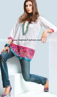 Ladies-Fashion-White-Embroidered-Top
