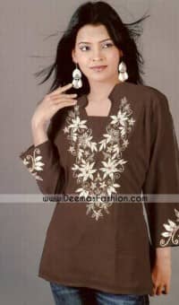 Latest-kurta-Fashion-Brown