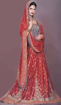 Traditional Red Lehnga