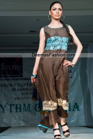 Designer Collection Brown Ferozi Casual Wear