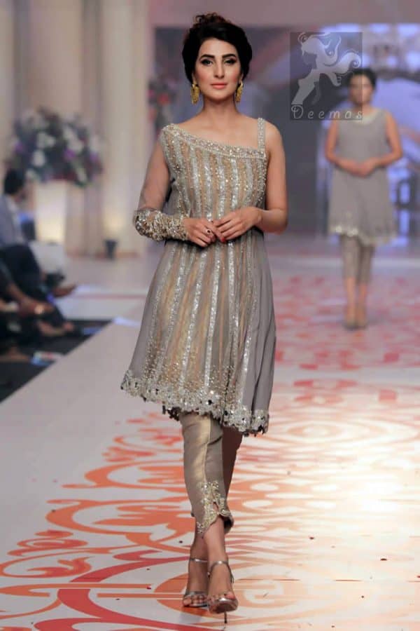 golden frock design