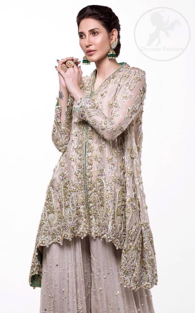 Sharara and 2024 short frock