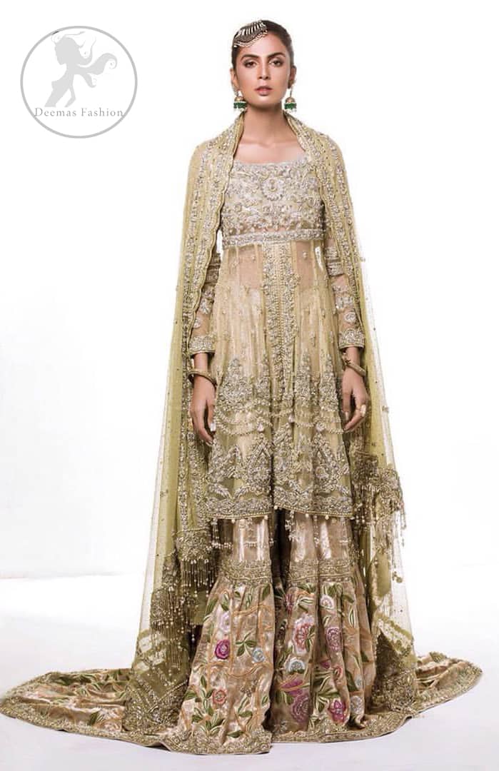 gharara frock cutting