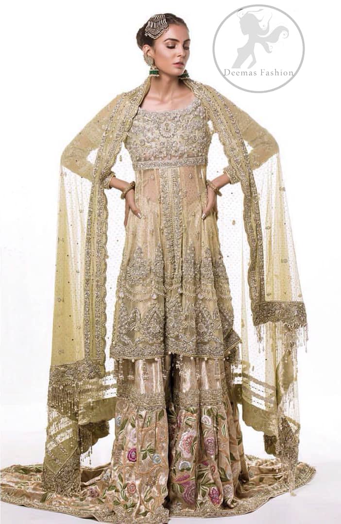 gharara frock cutting