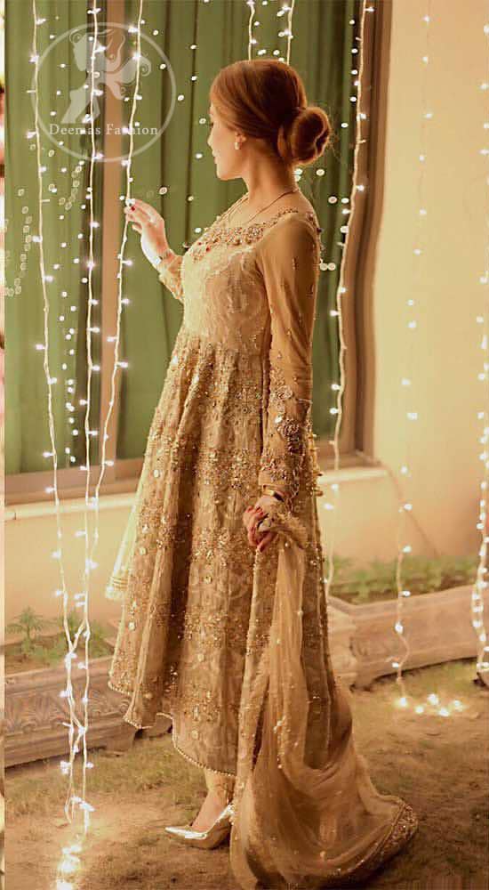 golden frock
