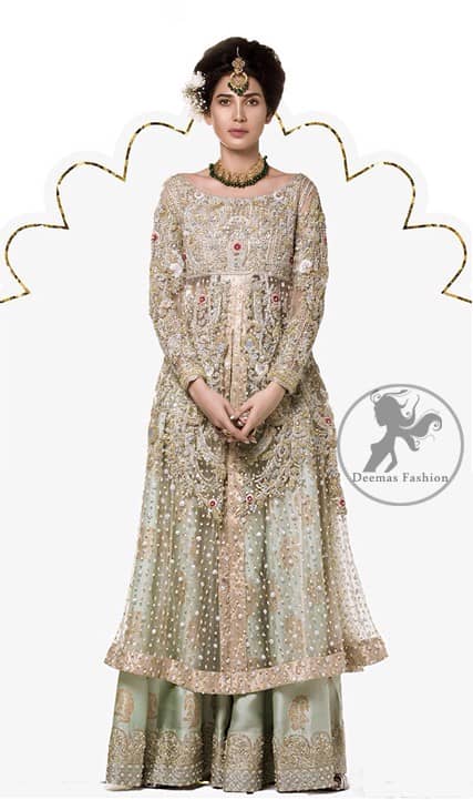 sharara with frock style