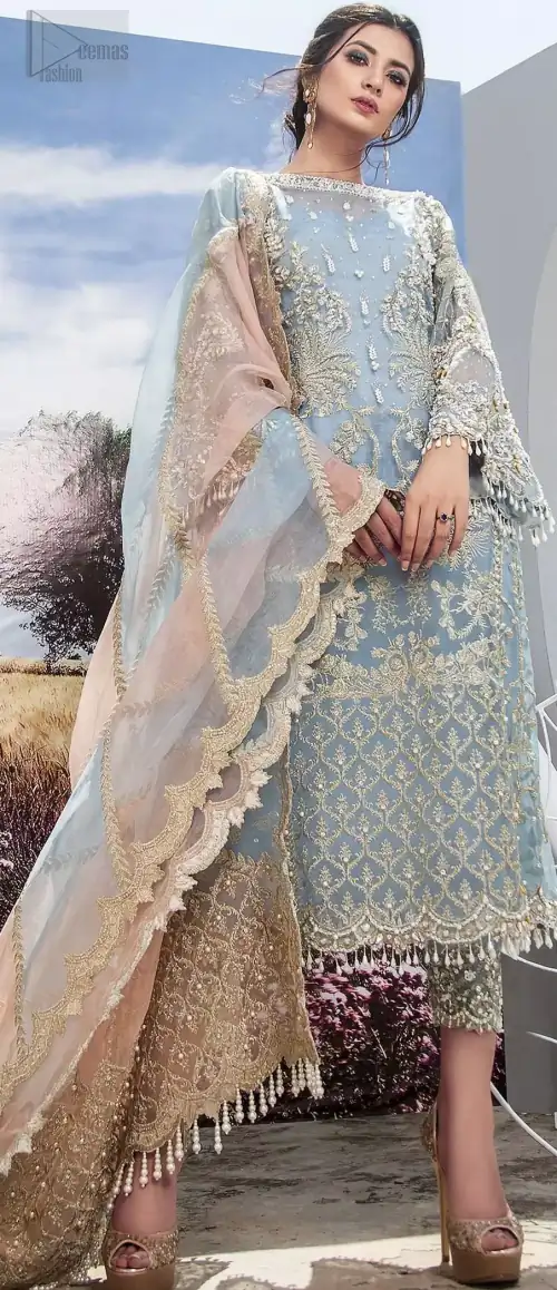 Intricate details, flamboyant silhouettes and mastery of colour are what makes this dress stand out from the rest. This is