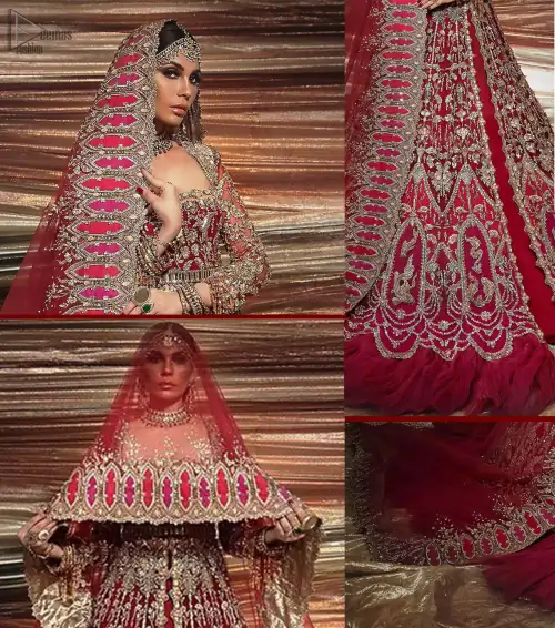 A bride wants to feel as beautiful as she is on her special day, and knowing that our Lehenga was