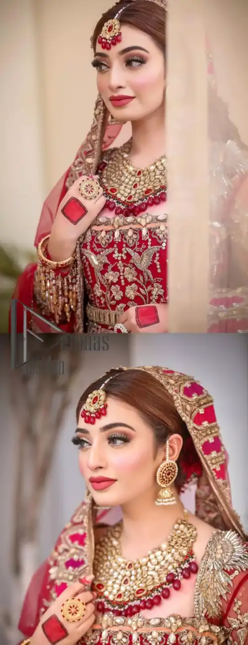 Red, is the colour of love being objective for your Big day. As every bride wants to feel as fresh