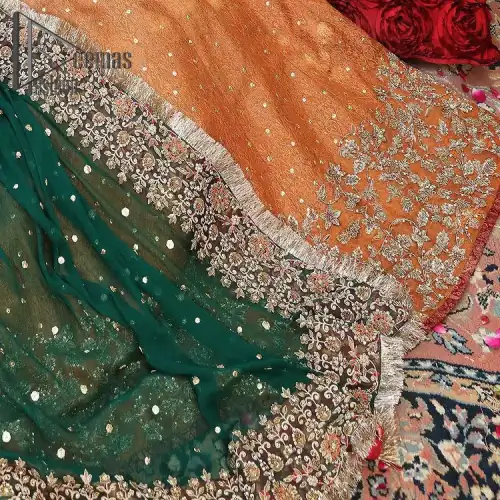 You have got plans for your mehndi? DeemasFashion got you to look!  Just go bold and bright with a beige