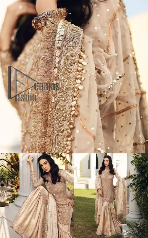 Opt for a versatile outfit for your Nikkah that is the perfect amalgamation of splendid colors, deluxe fabrication, and exquisite