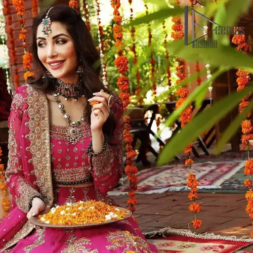 A color splash is always a floral dream. Let your energy shine with these popping Shocking Pink blouse that is