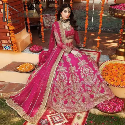 A color splash is always a floral dream. Let your energy shine with these popping Shocking Pink blouse that is