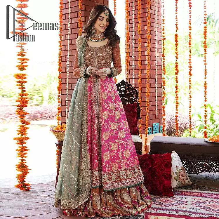 Luxury Pret Jamawar Lehenga 241 – Pakistan Bridal Dresses