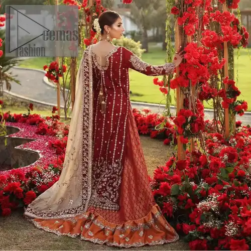 She's headstrong and rebellious, determined to divert the pacts of tradition on her Big day. Presenting a Red long shirt