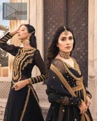 Black Can-Can Maxi – Dupatta - Image 1