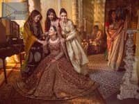 Maroon Traditional Pishwas – Lehenga Dupatta - Image 6