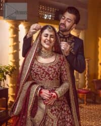 Maroon Traditional Pishwas – Lehenga Dupatta - Image 10
