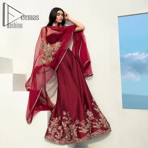 Walking into a new chapter of life with the joy of togetherness and the magic of love. A bright red