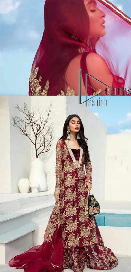 Walking into a new chapter of life with the joy of togetherness and the magic of love. A bright red