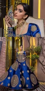 Royal Blue Fit And Flare Maxi - Image 7