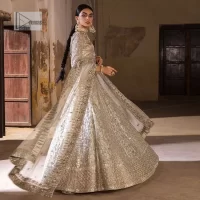Sliver Blouse – Flare Lehenga n Duppata - Image 1