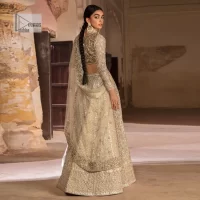 Sliver Blouse – Flare Lehenga n Duppata - Image 4