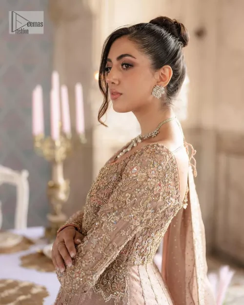 Make your Qabool Hai moment more memorable with this outfit by DeemasFashion. A dreamy statement of this dress proffers a