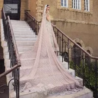 Fawn Front Open Scalloped Maxi – Sharara n Duaptta - Image 16