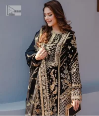 Black Long Shirt – Trousers n Dupatta - Image 4