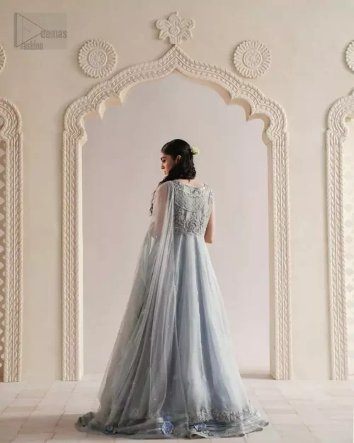 Sophisticated gown and maxi pairing with subtle sparkle and timeless appeal