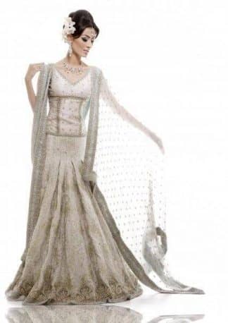 Pakistani Bridal Collection - Elegent White Lehnga