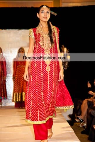 red eid dress