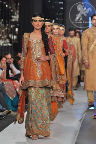 sharara and short frock