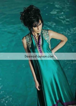 dark sea green dress