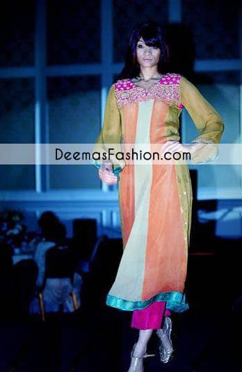  Multi Panel Anarkali Casual Wear Pishwas Dress