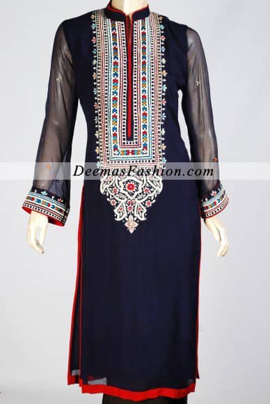 latest pakistani casual dresses