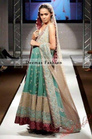 sea green pakistani dresses